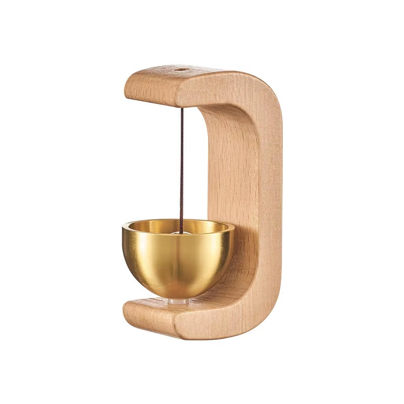 Dopamine Wind Chime Suction Door Entry Reminder Bell Magnetic Suction Wooden Doorbell Double-Sided Tape Hanging Wind Chime